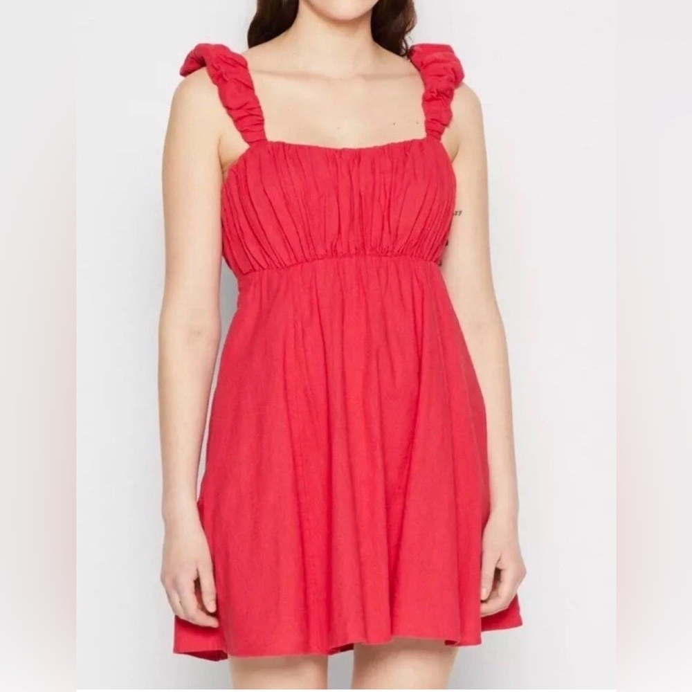 Abercrombie & Fitch puff strap babydoll dress size medium